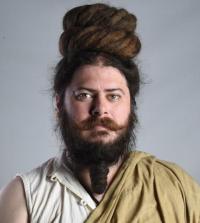 a man with facial hair